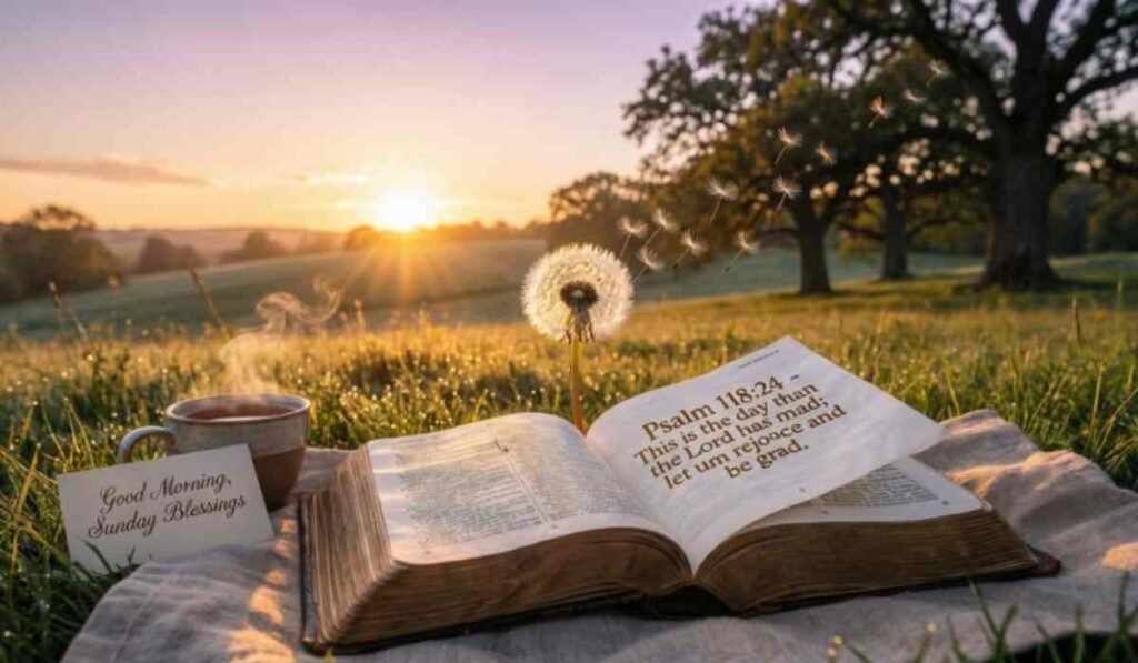 Good Morning Sunday Blessings Bible Verses