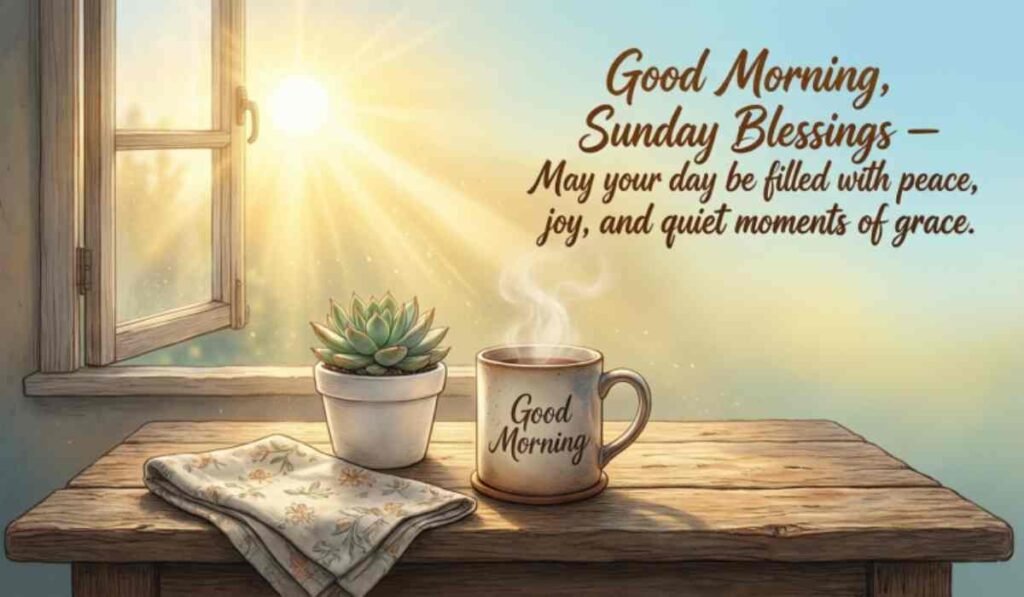 Good Morning Sunday Blessings Images and Quotes