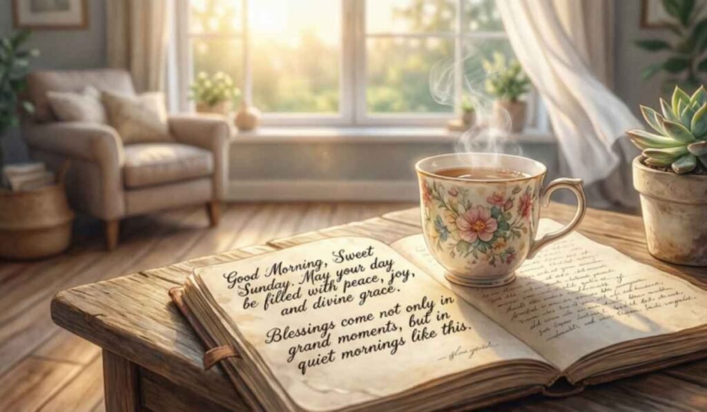 Good Morning Sunday Blessings Quotes