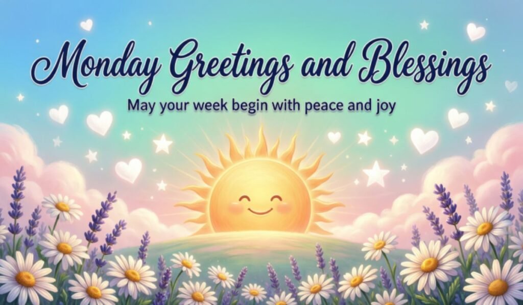 Monday Greetings and Blessings