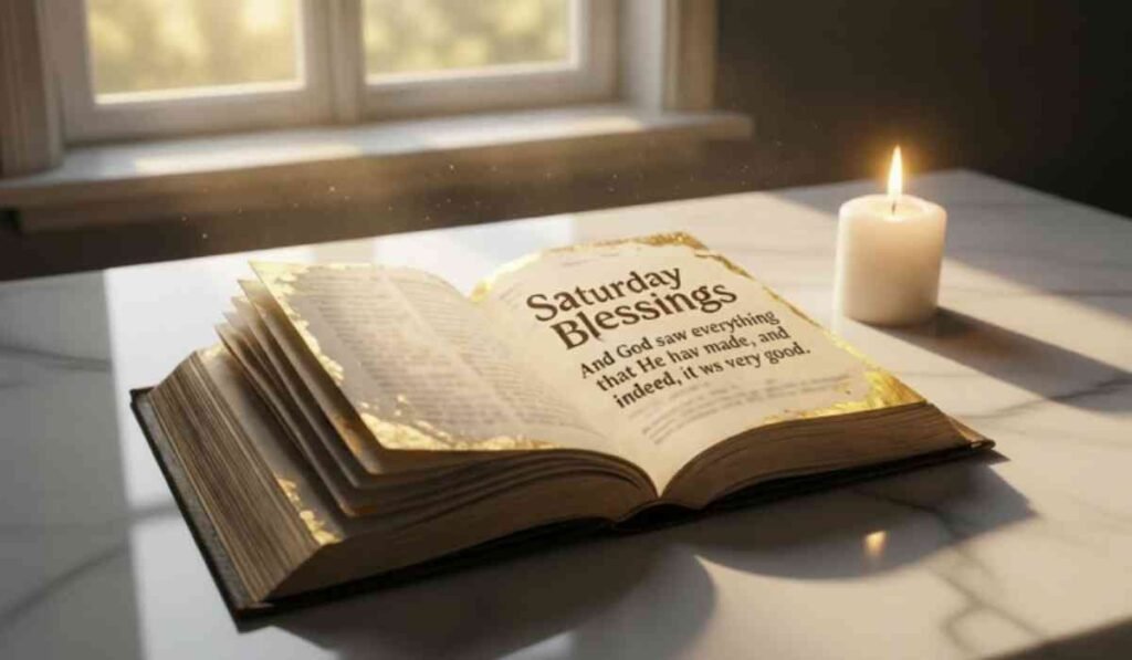 Saturday Blessings Bible Verse
