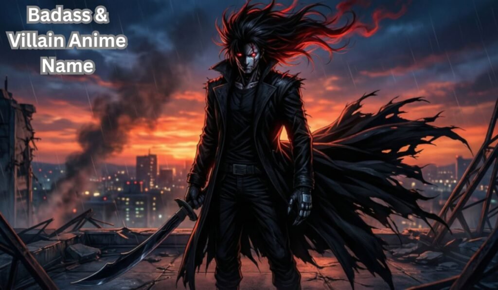 Badass & Villain Anime Name