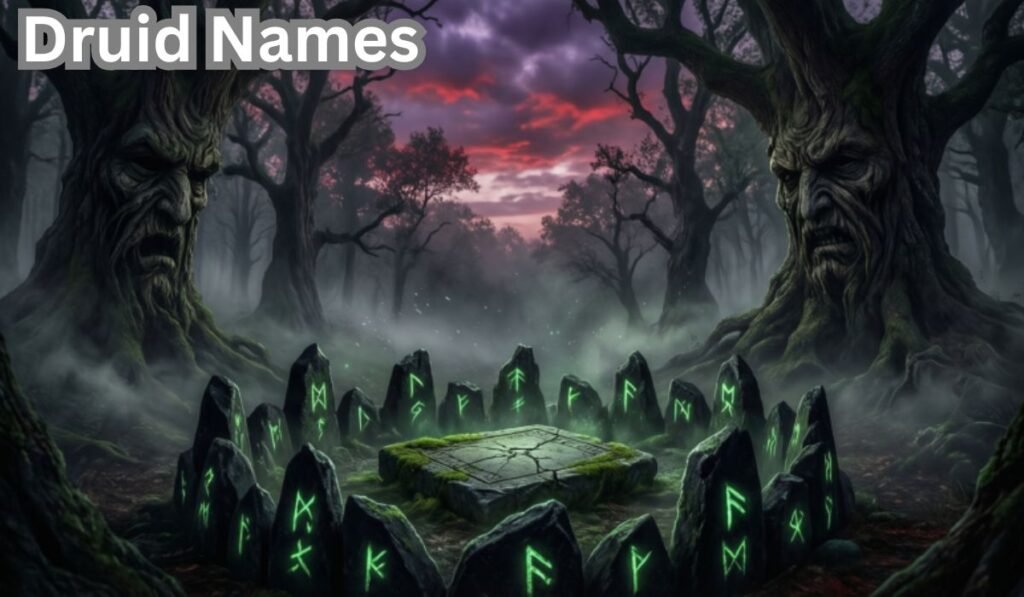 Dark and Evil Druid Names