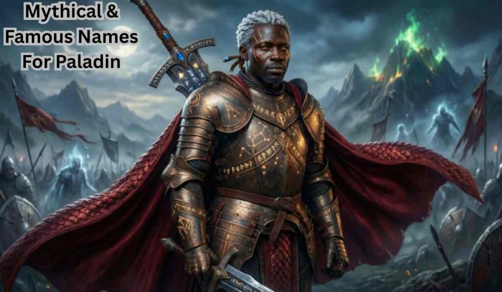Mythical & Famous Names For Paladin